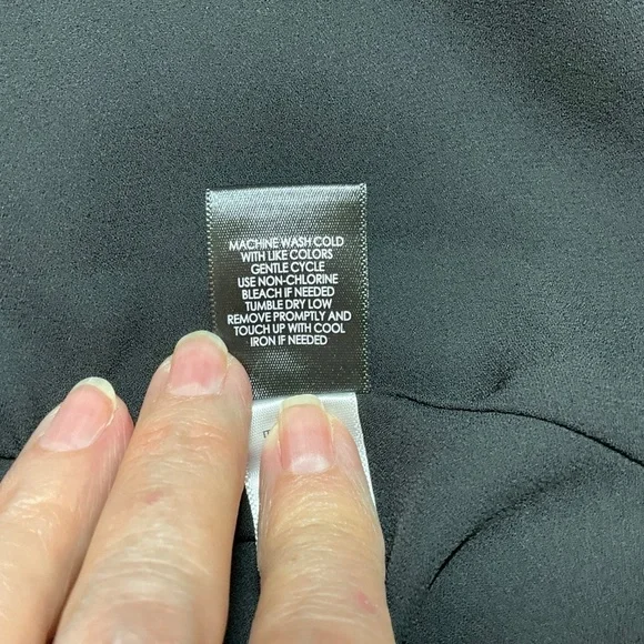 TORRID Black Chiffon Swing Cami Adjustable Straps Lined CA Sz 2X - Picture 8 of 10